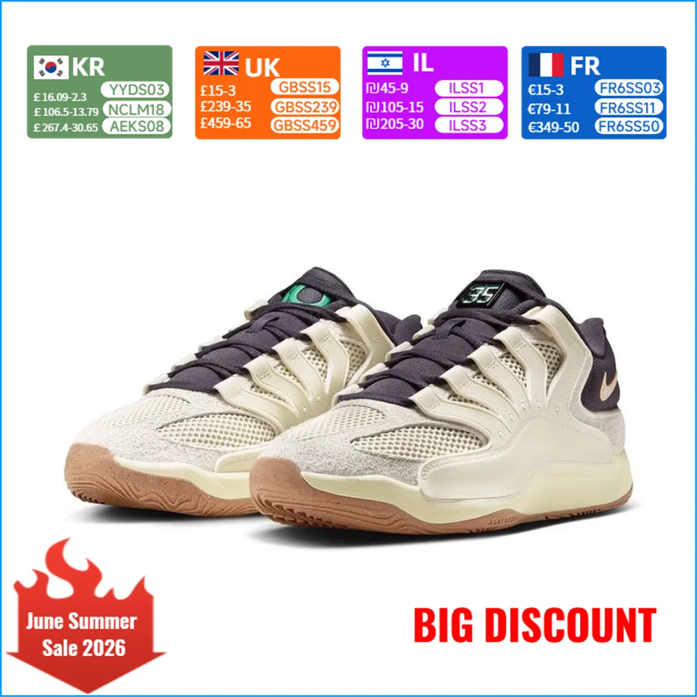 Nike KD Men's Cushioned Athletic Non-Slip Durable Performance Basketball Shoes II3841-100