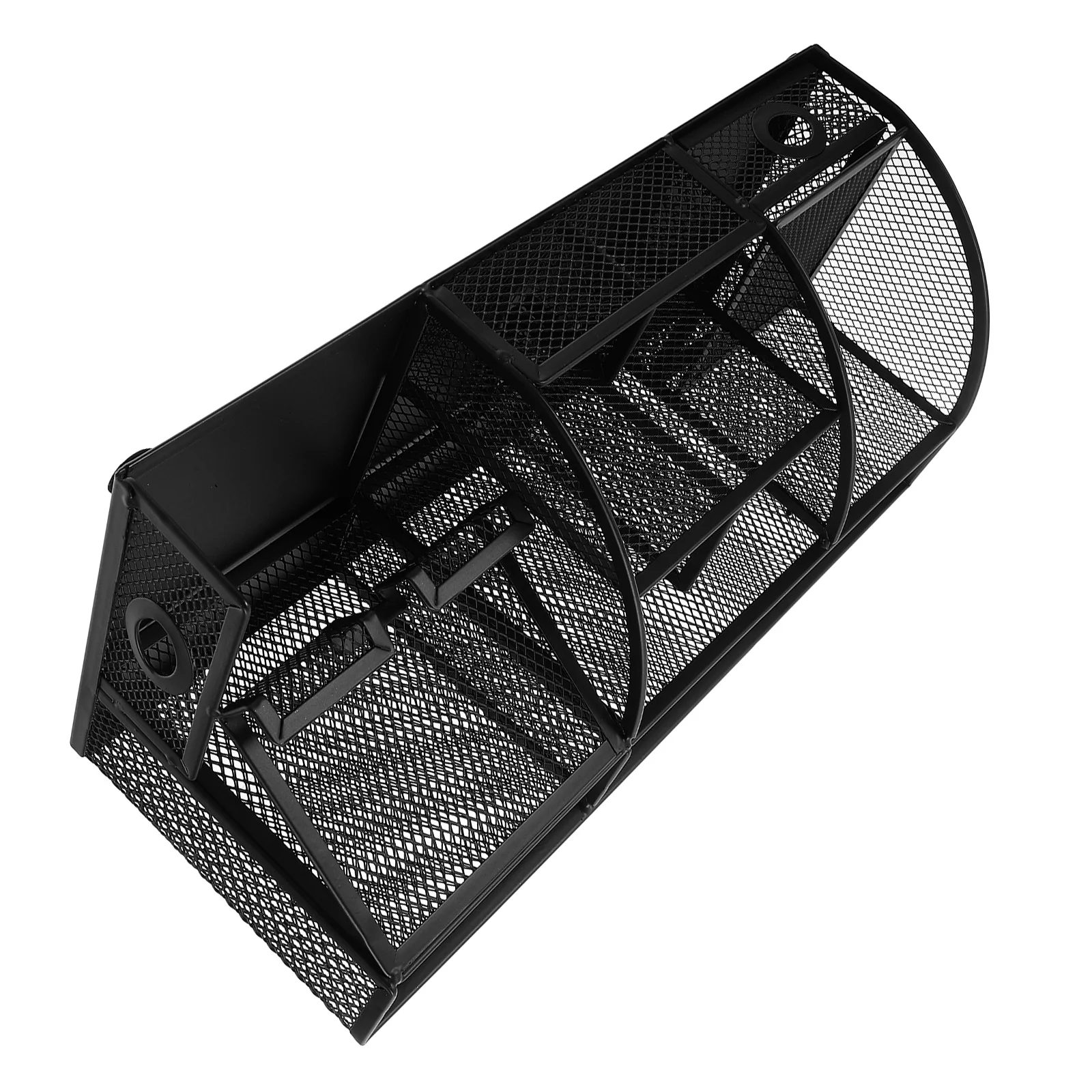 

Iron Pen Holder Desk ganizer Black Mesh Metal Design Office Supplies Storage Solution Compact Size