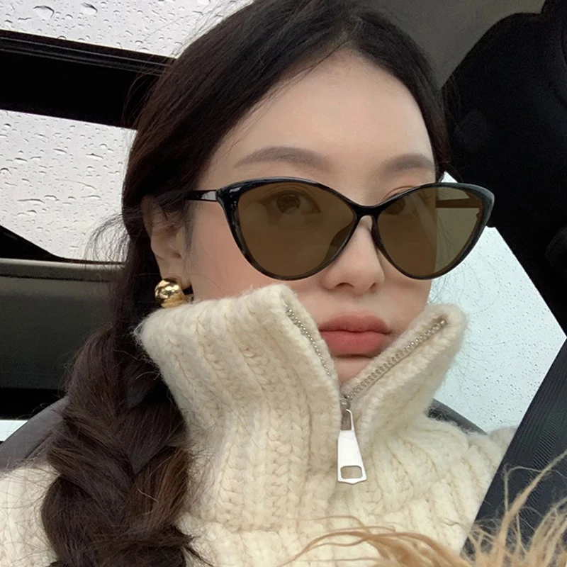 Sexy Women Polarized GM Sunglasses Small Cat Eye Design Brand Sun Glasses Anti UV 400 Sunglass Eyewear Vintage Sunglass