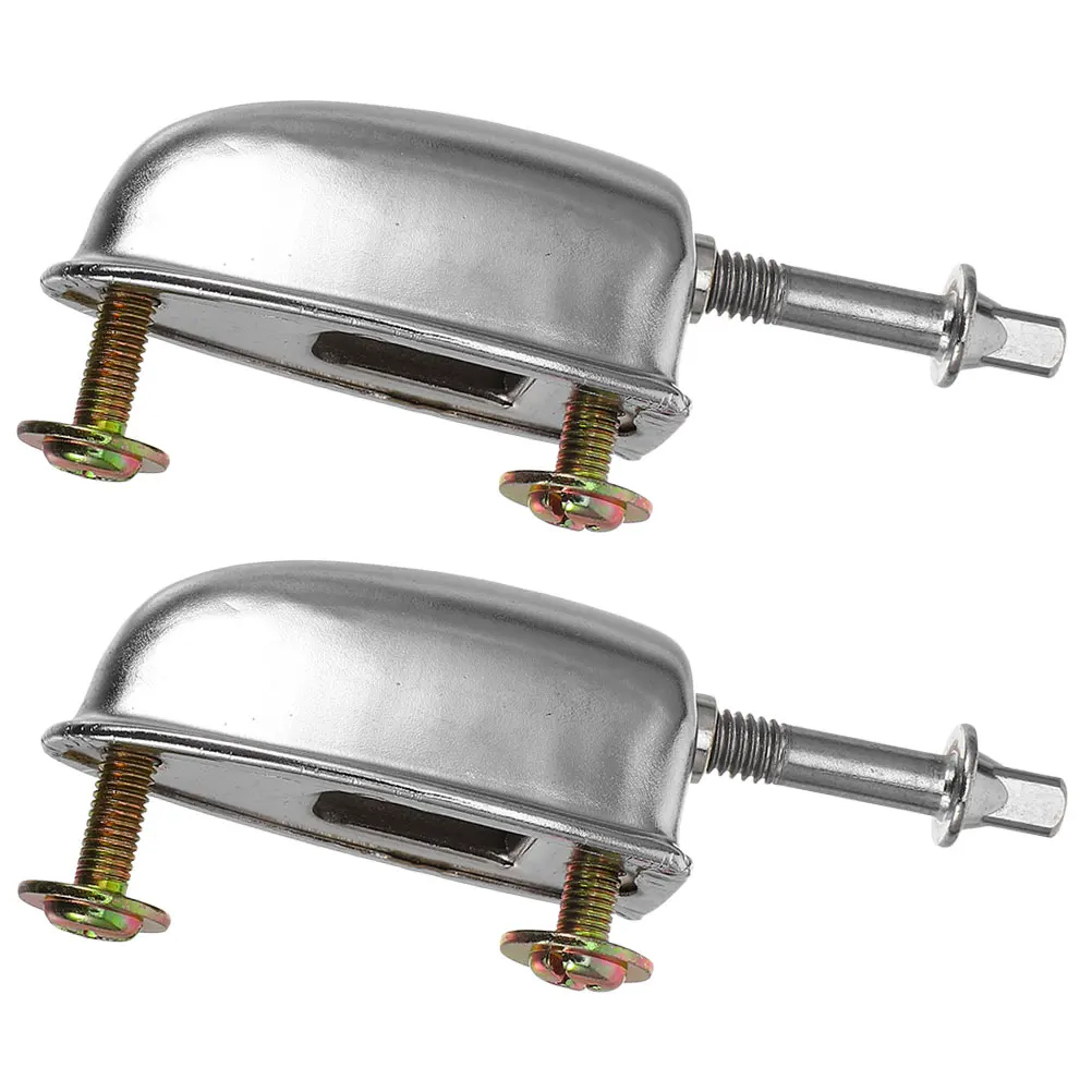 

2 Pcs Snare Drum Cover Practical Lugs Round Iron Connector Clamps Metal Cowbell Holder Tube Parts and Accessories