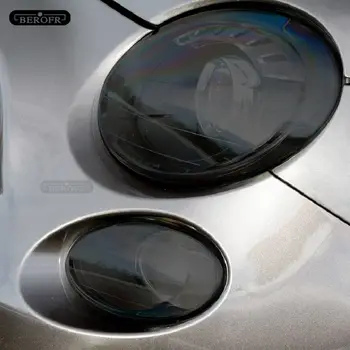 適用於菲亞特500 Abarth 2013-2020款汽車大燈保護膜煙燻黑TPU透明保護貼紙配件 10 最佳銷售 阿巴斯配件 - №10