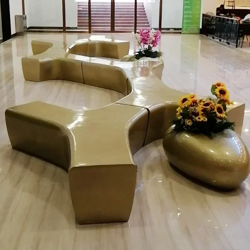 

KY323 Y Shape Bench Chair Oem Special Furniture Adriondack Waiting Chair Outdoor Tree Branch Chairs