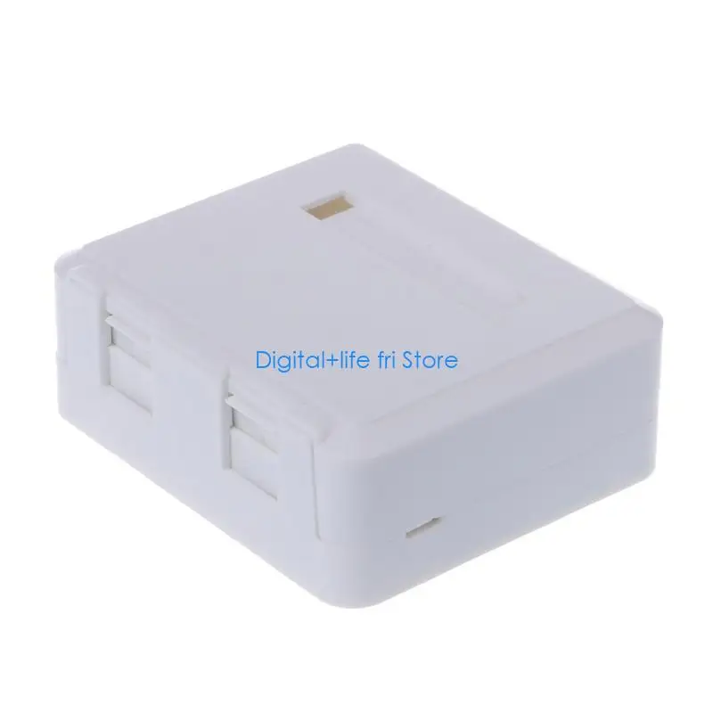 E06D غطاء الكمبيوتر لوحة مقابس وحدة الشبكة RJ11 RJ45 كابل واجهة منفذ مقبس الحائط المعدات الكهربائية