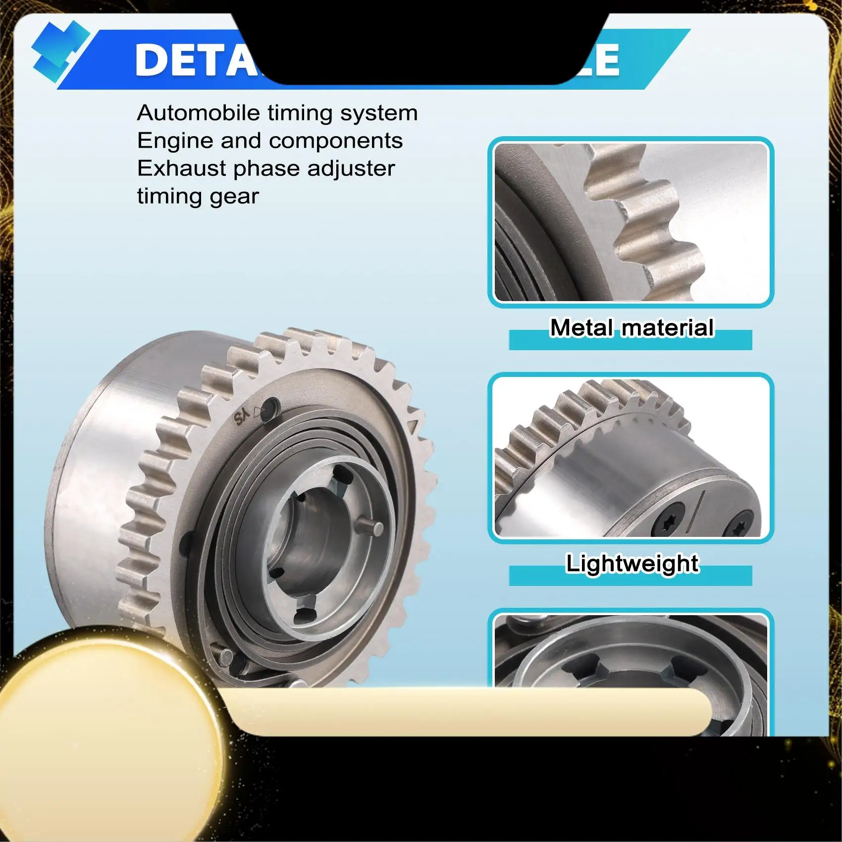 Exhaust Phase Adjuster Timing Gear VVT Wheel 5184369AH For Jeep Dodge 2011-2022-A74F