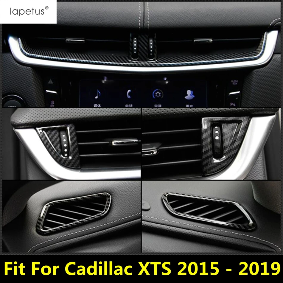 

Car Dashboard Air Conditioning AC Outlet Vent Frame Warning Light Lamp Strip Cover Trim Accessories For Cadillac XTS 2015 - 2019