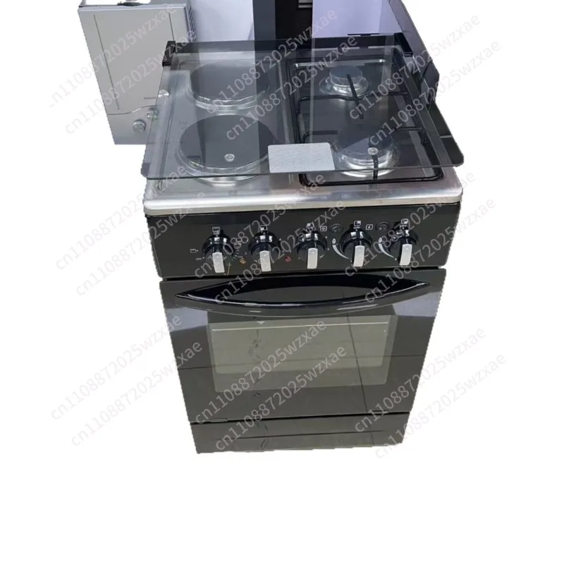 Hot-selling household multi-functional upright one-piece oven European and British six-gas plus oven integrated
