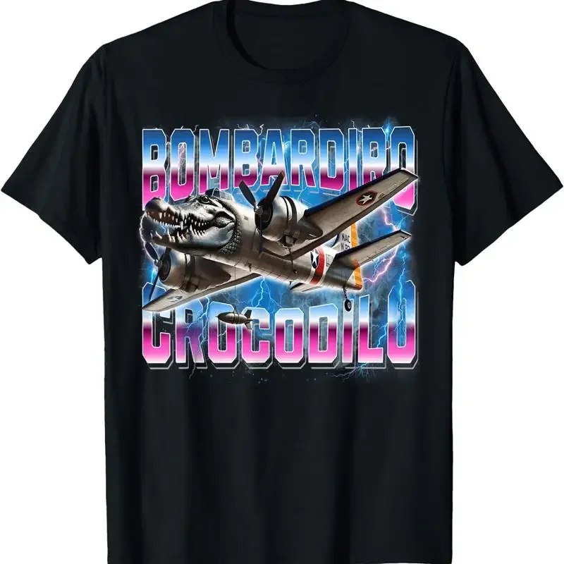 ardiro Crocodilo Italian Brainrot Lustiges Gen Z T-Shirt Größe S 3XL