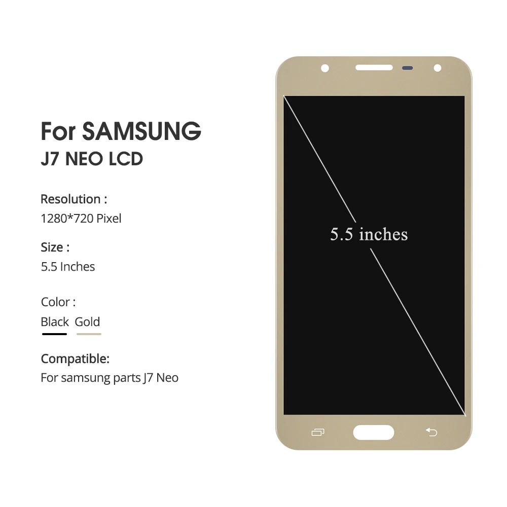 Ensemble écran tactile LCD de remplacement, pour Samsung Galaxy J7 neo J701 J701F J701M