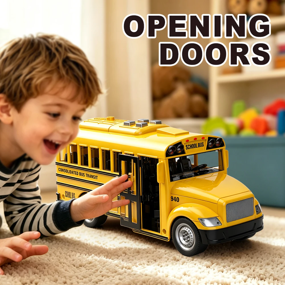 Large Yellow American School B - Party Games Bus ulasan dan harga