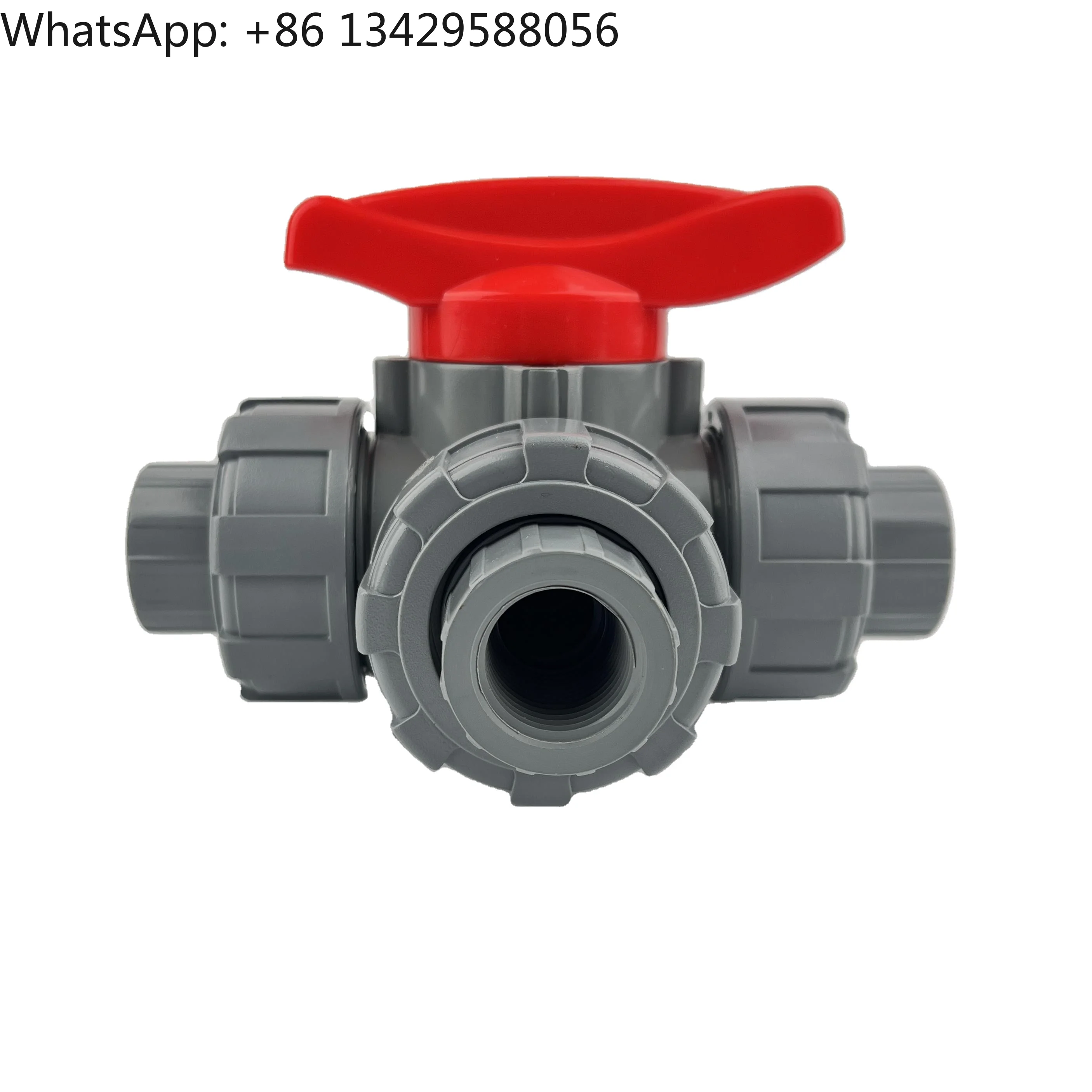 

DN25-1''hand Movement Three-way Valve CPVC 3 Way Ball Valve