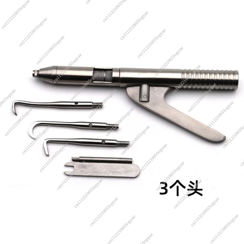 Dental Crown Remover Automatic Crown Removal Tool Dental Crown Extractor with 3 Replacement Tips