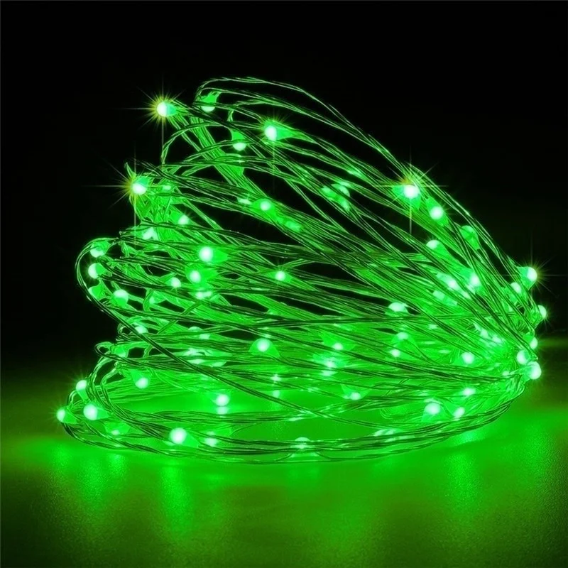 20M USB/Batterie LED String Licht Kupfer Silber Draht Girlande Licht Wasserdichte Lichterkette Für Weihnachten Hochzeit party Dekoration