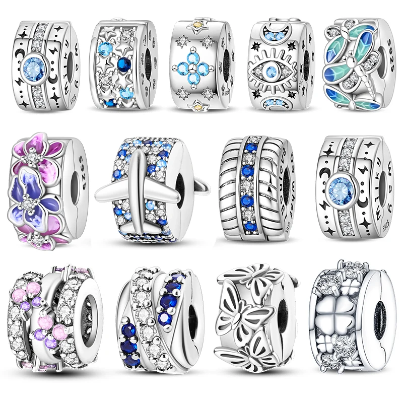 

Стерлингового Серебра 925, подходит для сковороды, 100% океанский клевер, звезда, подушечка для лапы, блестящая прокладка, цветок, различные стили, оригинальный браслет, ювелирные изделия своими руками, подарок