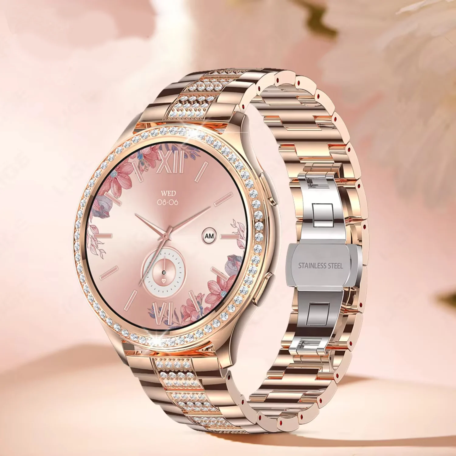 

1.32 inch Women Smart Watch Bluetooth Call AI Voice Assistant Women's Watches Custom Watch Face Health Monitor Smartwatches