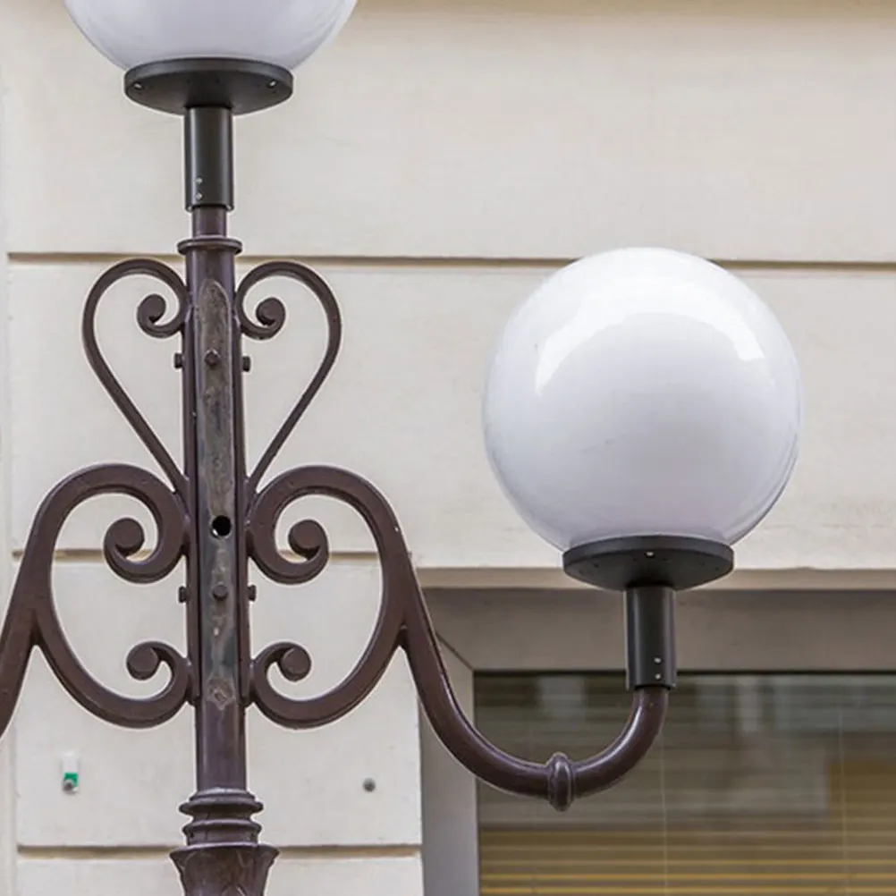 

Outdoor Acrylic Round Spherical Lamp Shade Cover Protective Waterproof Replacement Globe Fixture Light Pendant