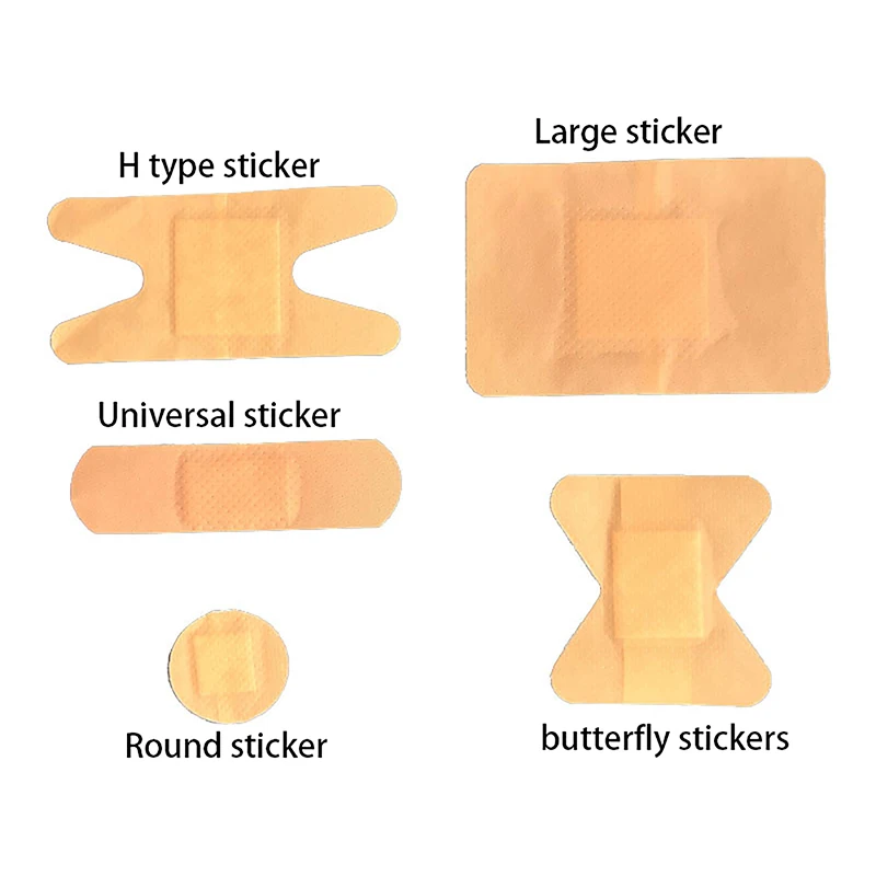 60Pcs Band-Aids Waterproof Breathable Cushion Adhesive Plaster Wound Hemostasis Sticker Band First Aid Bandage Medical Patch