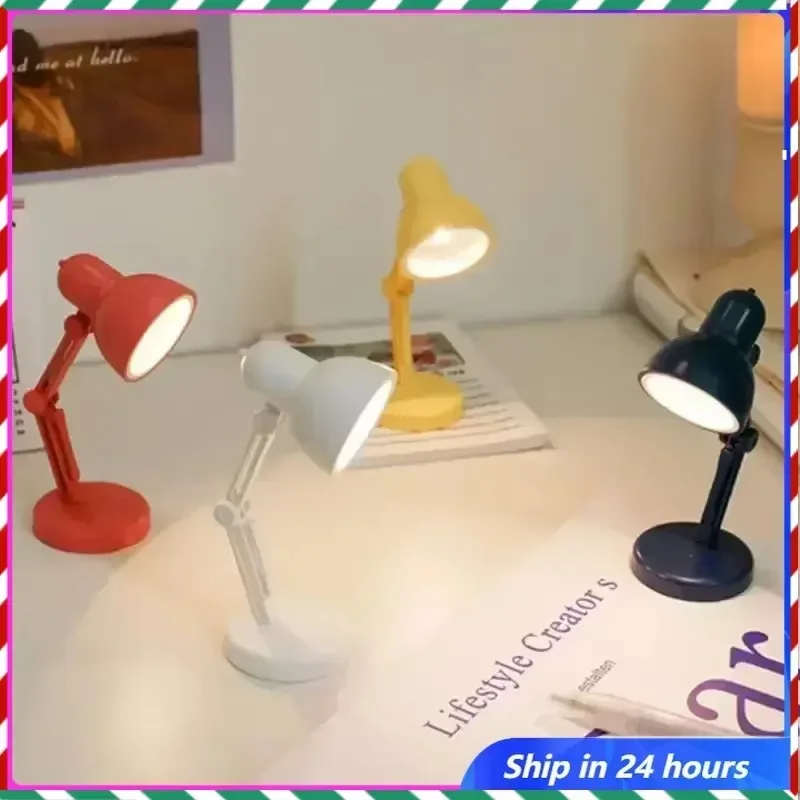 Mini Buch Licht Mit Clip LED Tisch Lampe Faltbare Nacht Hause Zimmer Computer Nacht Lichter Auge Reise Buch Licht Haushaltsgerät