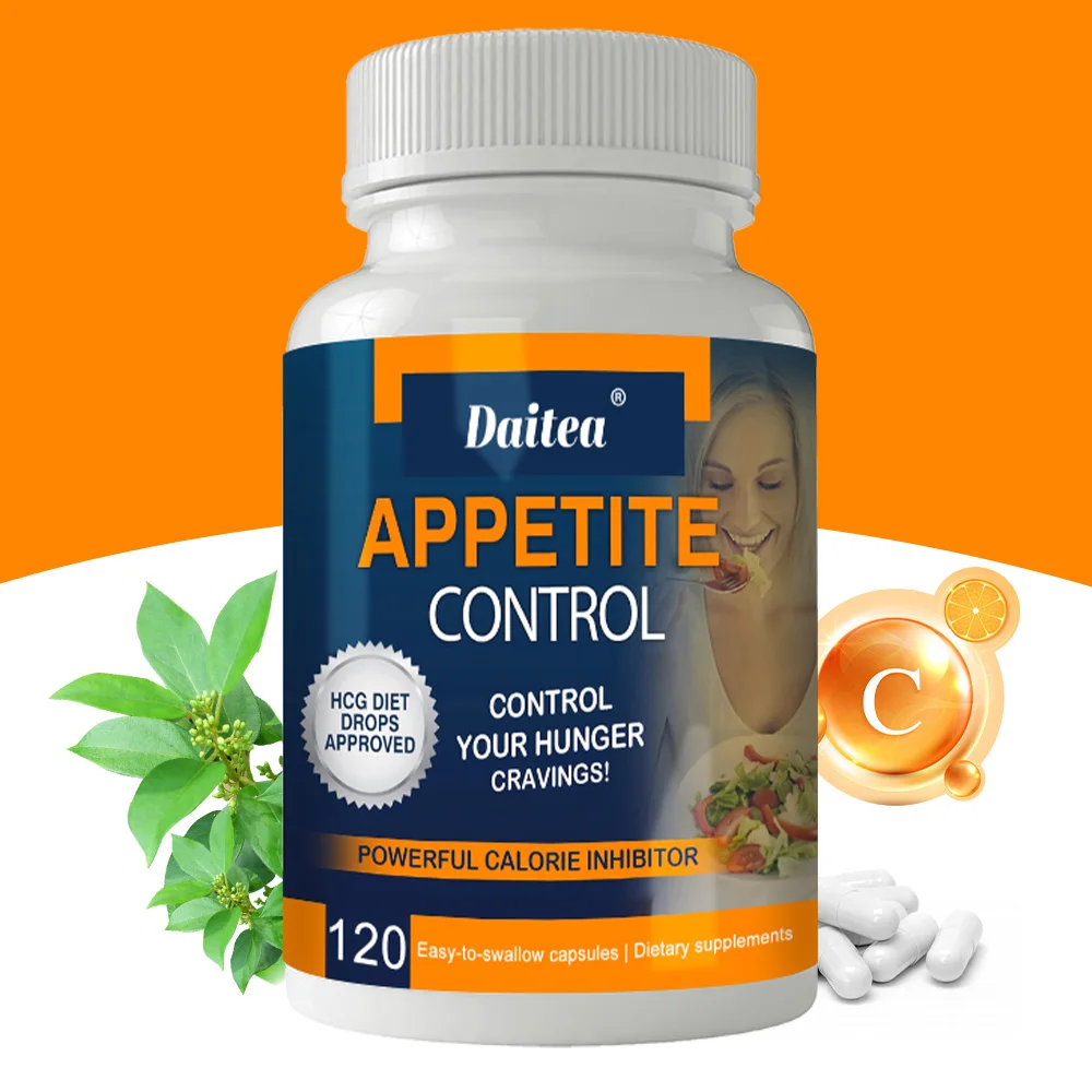 Appetite Control Capsules - Organic Vitamin C, Metabolism, Weight Management, Powerful Calorie Suppressant