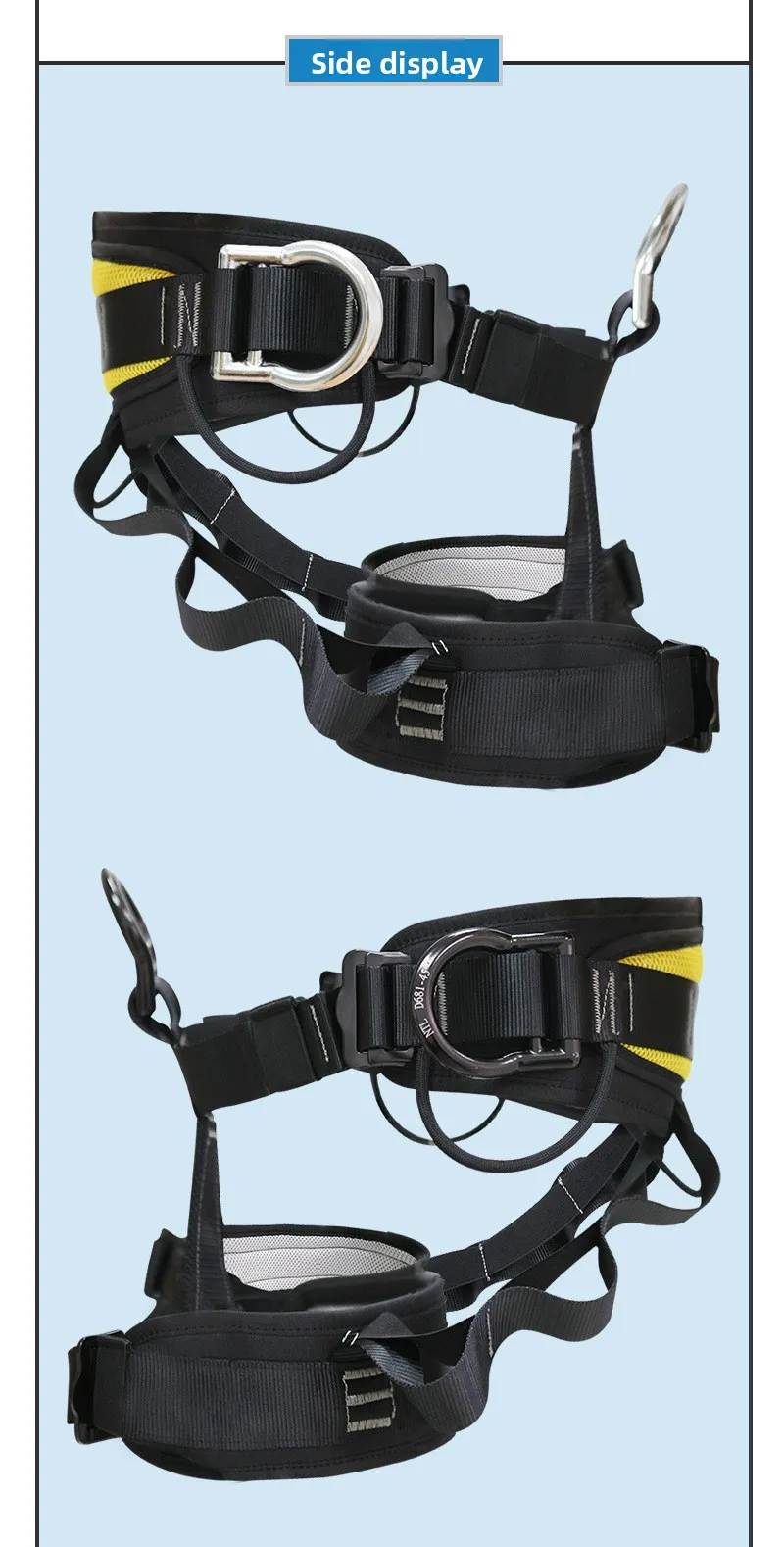 Camping Safety Belt 25KN Outdoor Rock Climbing Outdoor Expand Training Half Body Harness Protective Supplies Survival Equipment