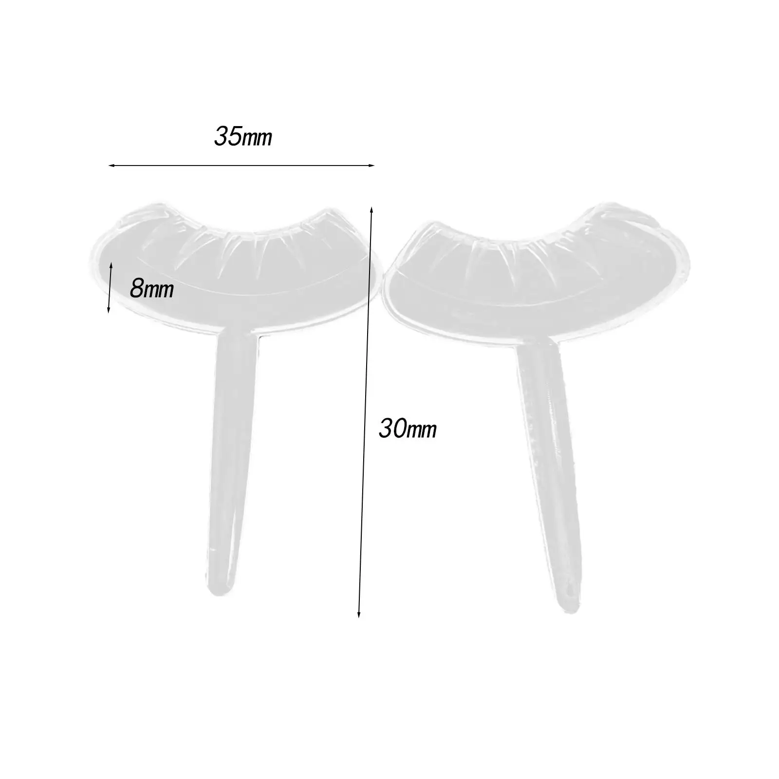 2Pcs Lazy DIY Lower Lashes Eyelash Template for Exercise Outdoor Make up