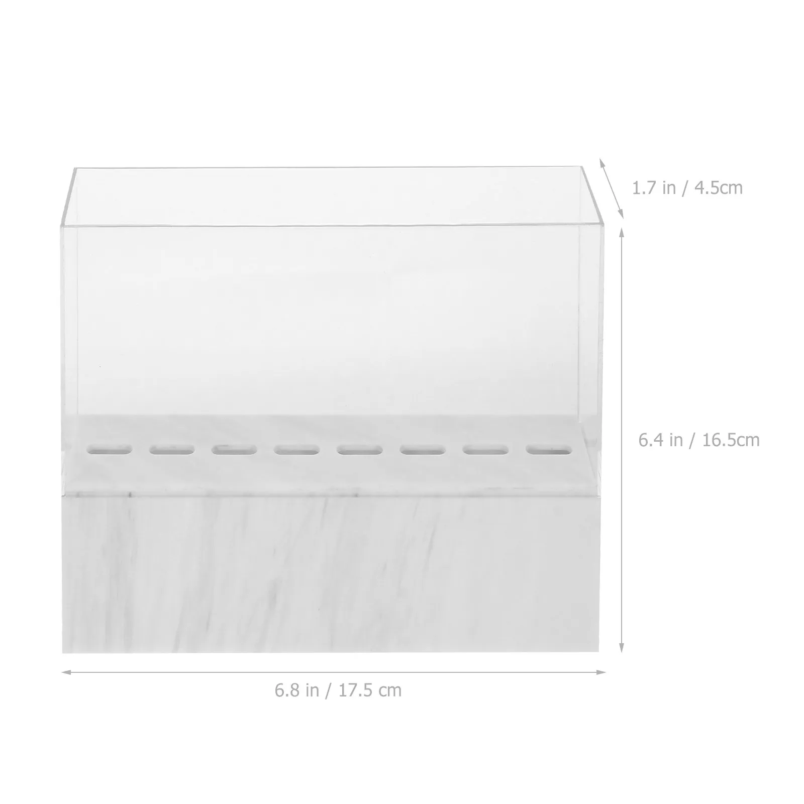 8-Hole Acrylic Tweezer Storage Stand for Eyelash Extension Tweezers Display Holder Beauty Salon Dressing Table Teaching Tool