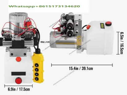 Hydraulic Pump Double Acting  Power Unit Double Solenoid   Pack 12V DC