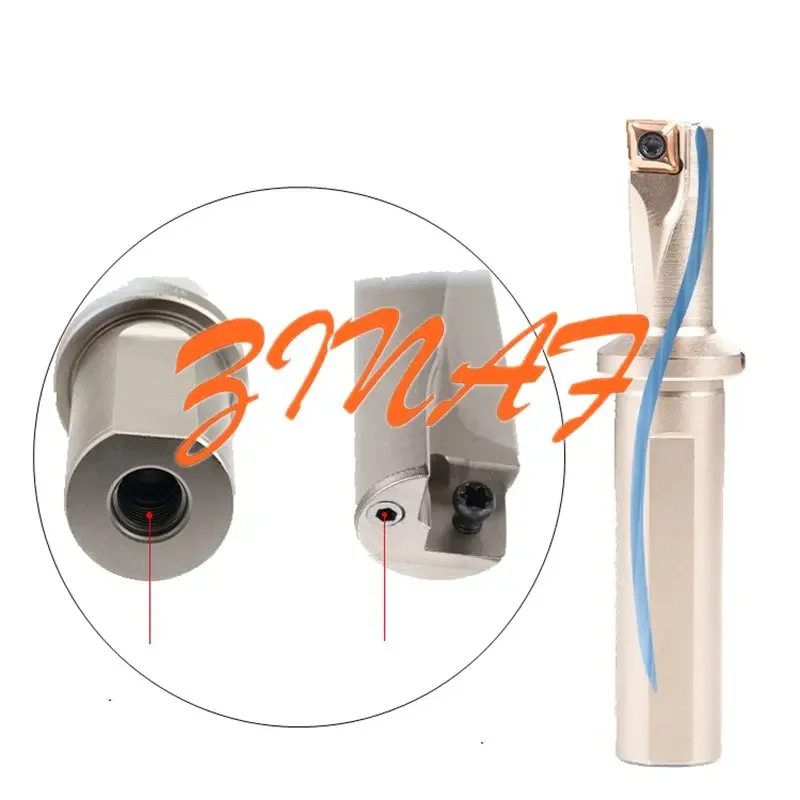 Imagem -04 - Broca Rápida da Eficiência Elevada da Multi-função de Tcap 2.25d 3.25d u para Inserções de Xcmt Qcmt Ferramenta de Corte da Broca da Único-borda do Furo Pequeno