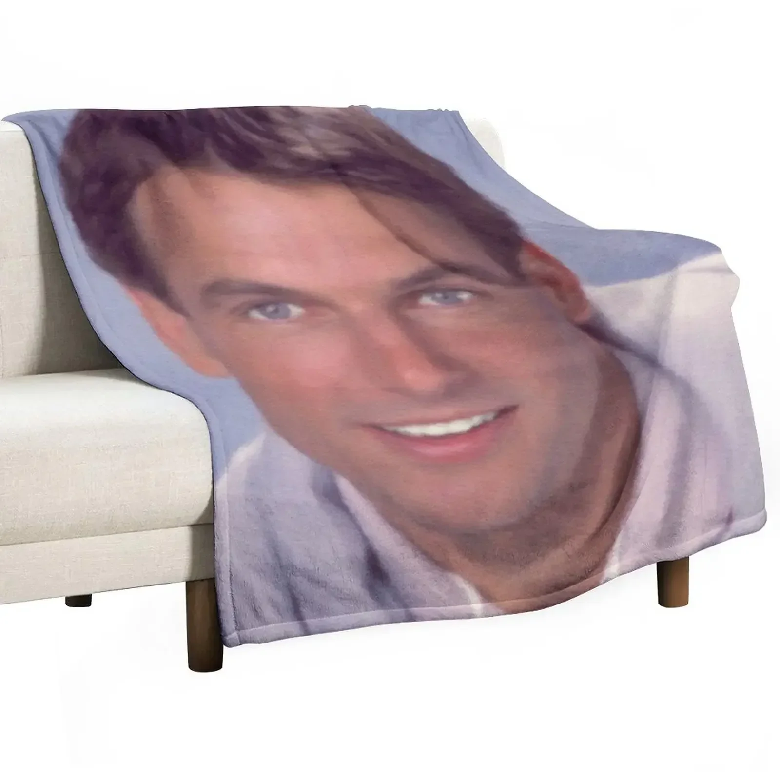 

Mark Harmon, TV Star Throw Blanket warm winter Heavy Blankets