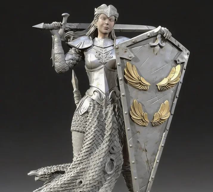 

The height of man 28mm 38mm 50mm Resin Soldier model kits Self-assembly and painting（3D Printing ）TD-7727/3D