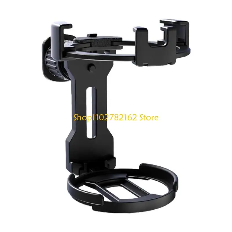 

547B Car Air Outlet Water Bottle Support Rack Cellphone Holder Air Vent Mounted Cup Stand Drink Beverage Holder Phone Bracket