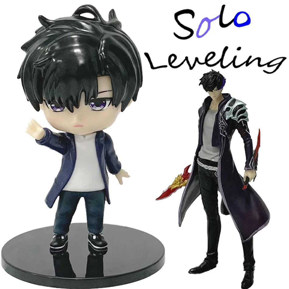 18cm Solos Leveling (Anime-Version) Figur - Sung Jinwoo Actionfigur PVC Sammlermodell Ausstellungsfigur Anime-Ornament