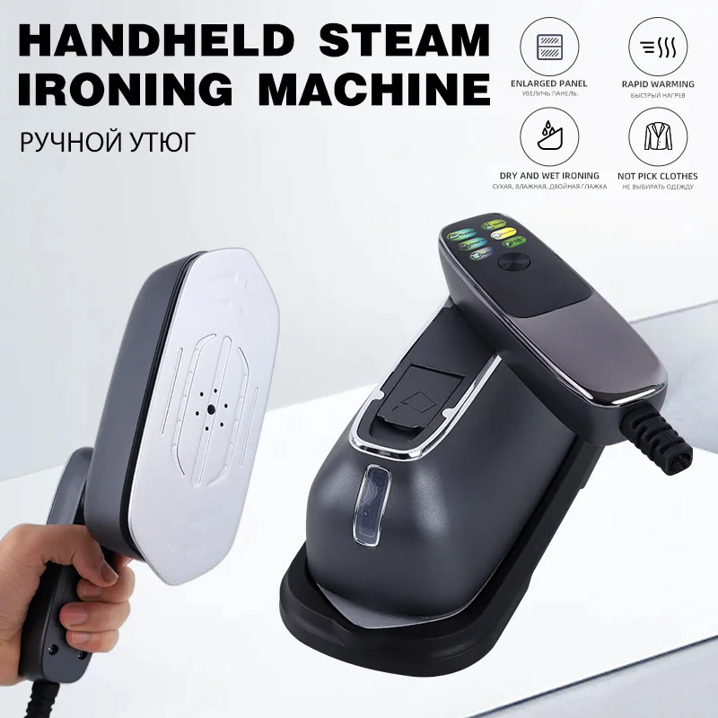 Compact Household Garment Steamer Dry Wet Dual Use High Steam Ironing All in One