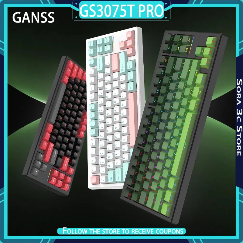 ganss-gs3075t-pro-tastiera-meccanica-wireless-bluetooth-tre-modalita-ergonomia-manopola-sostituibile-a-caldo-tastiera-da-gioco-personalizzata-per-ufficio