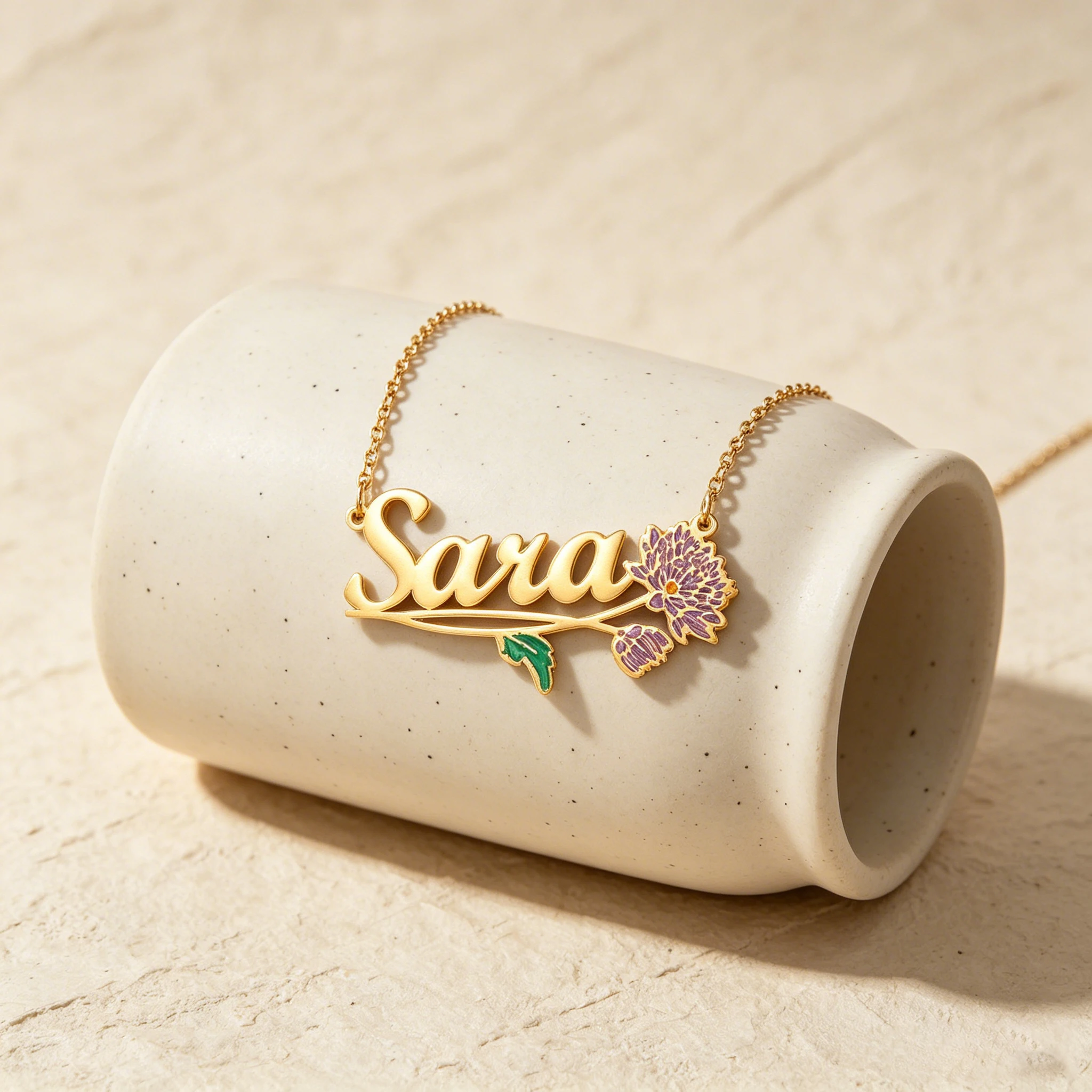 Collana Personalizzata Freetee - Birth Flower Necklace recensione e prezzo