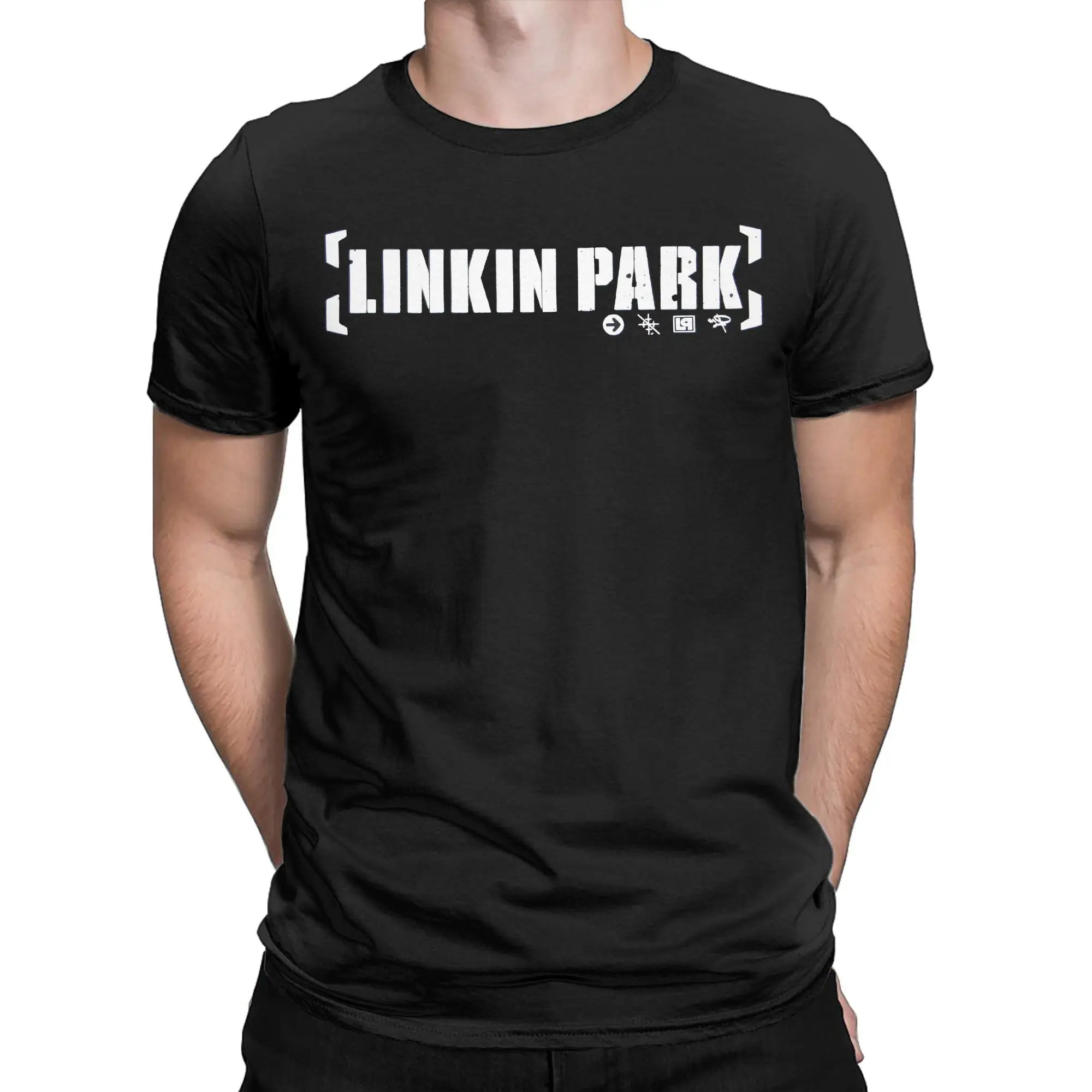 Mens Womens linkins metal rock band 2024 tour  T Shirt 100% Cotton New Arrival T-Shirt  Clothing Outfits