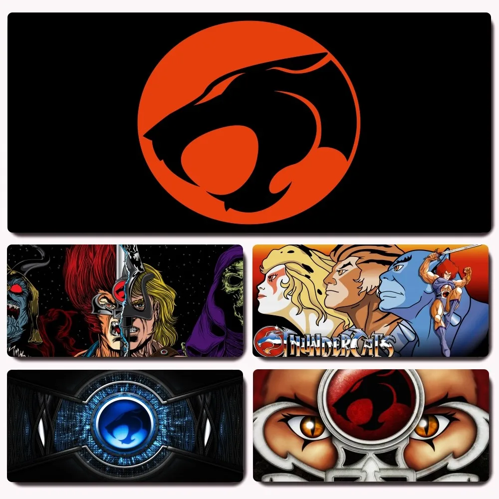 Cartoon Thundercats Mousepad Gaming Office Desk Pads Large For Computer Non-slip Lockedge Mouse Pad