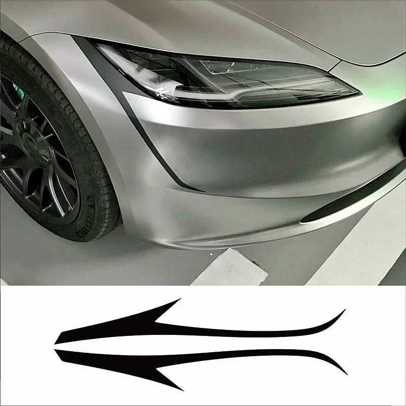 

Tesla 3 Headlight Headlight brow sticker Eyelid decorative film suitable for personalized pasting Model 3 203-2024 modification