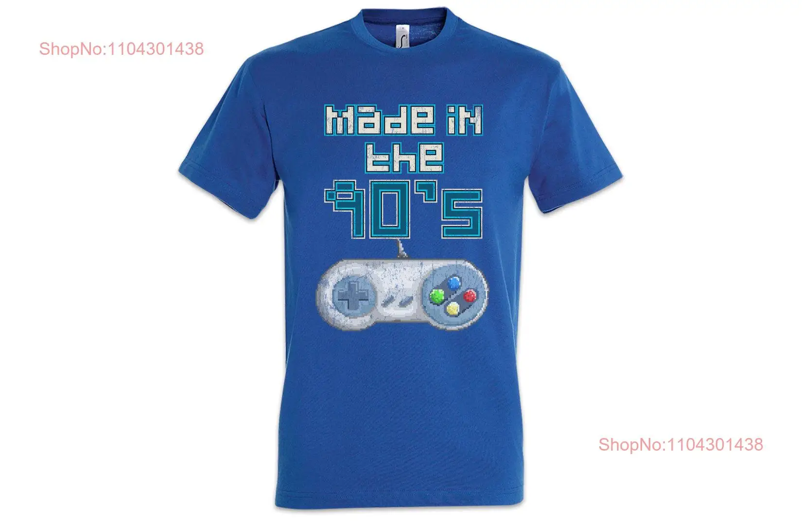 Made In The 90's Men T Shirt Gamer Gaming Games Pixel Retro Arcade 8 16 Bit Geek Nerd Controller Keyboard Mouse Spieler