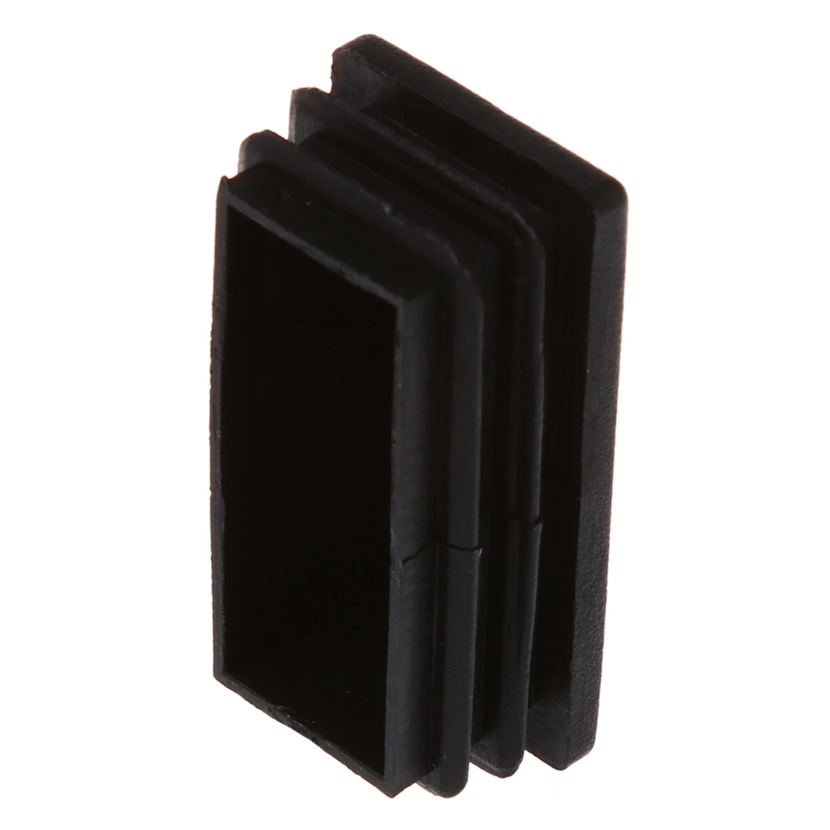 

VELIF-Plastic Rectangle Tube Inserts End Blanking Cap 25X50mm 20 Pcs Black