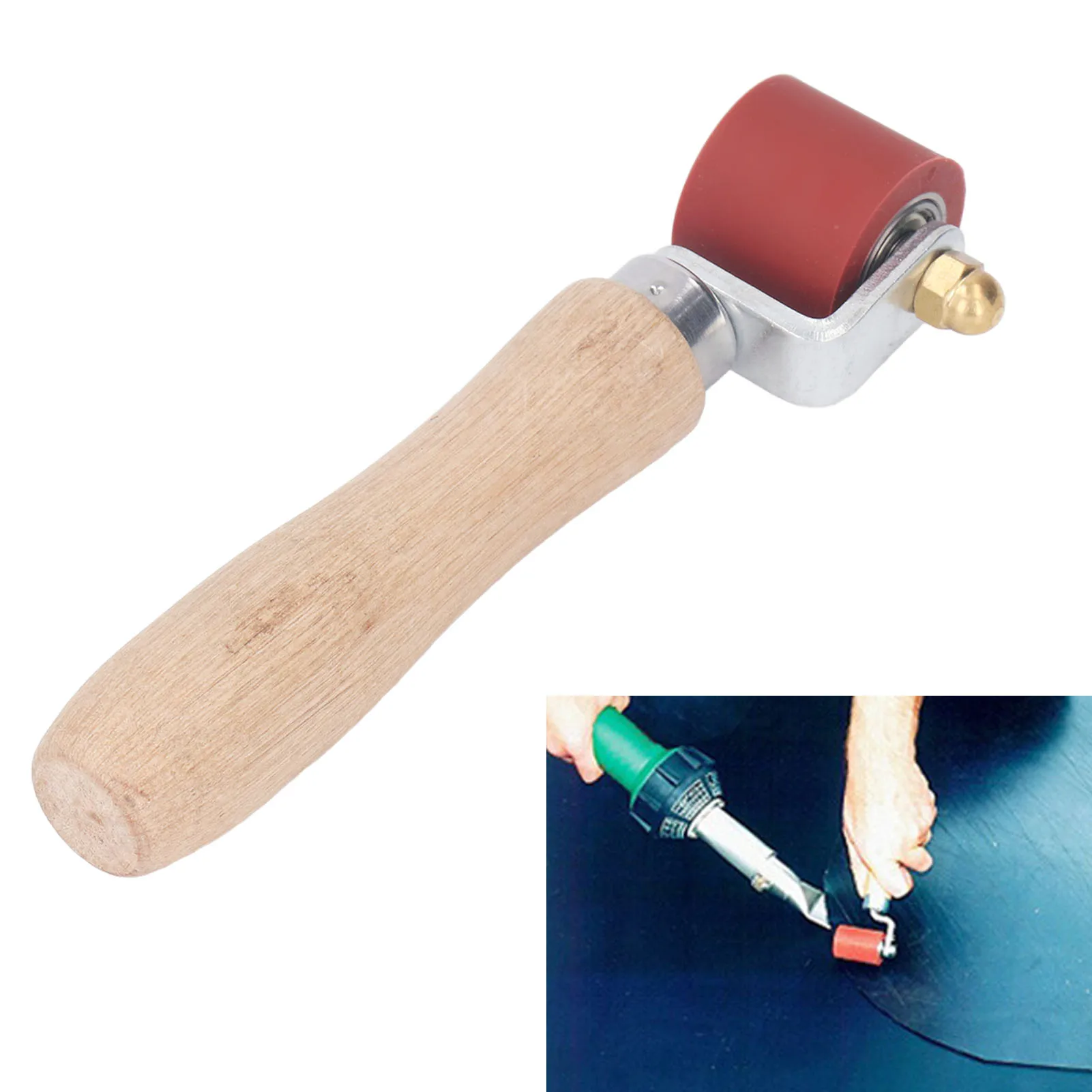 

Penny Roller Seam Roller Seam Roller Heat Resistant 260°C 28mm Width 32mm Diameter Ergonomic Wallpaper Roller for PVC Welding