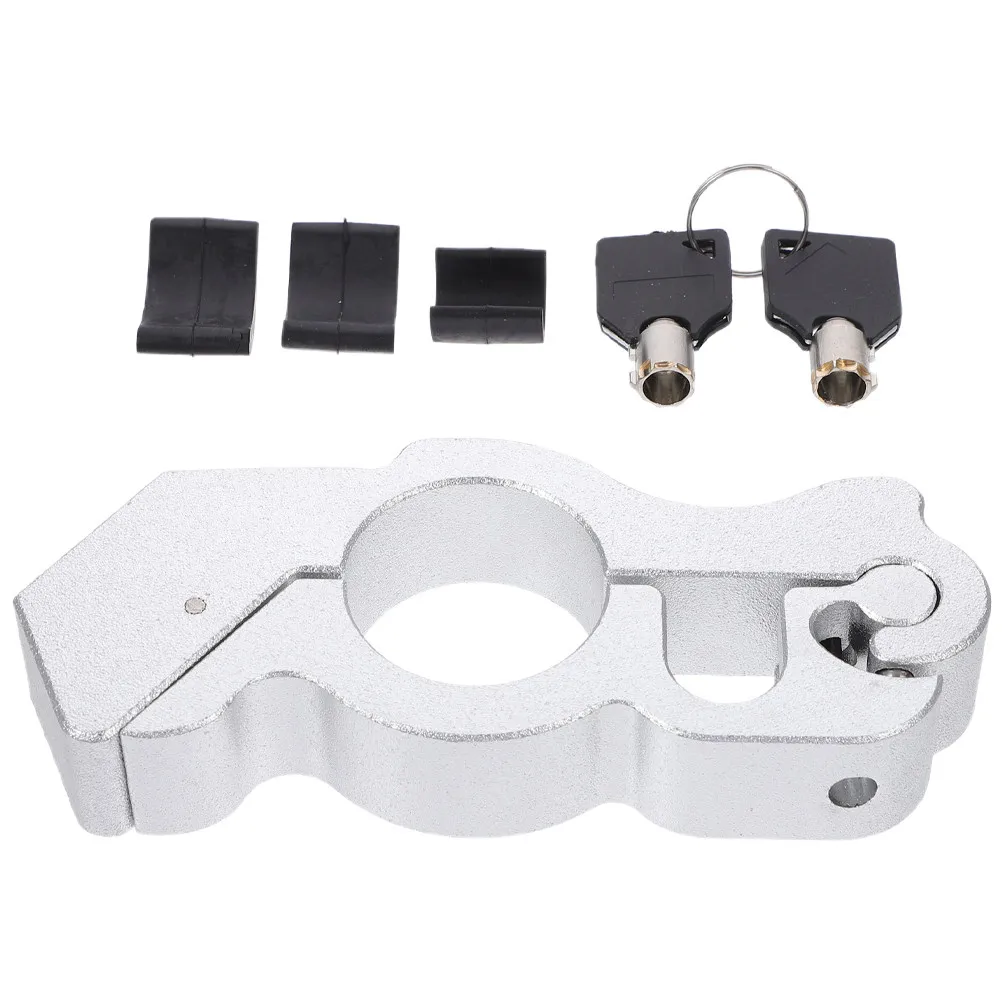 

Aluminum Alloy Motorcycle Handle Lock Throttle and Brake Immobilizer Anti Theft Security Device for E Bikes Scooters Motorcycles