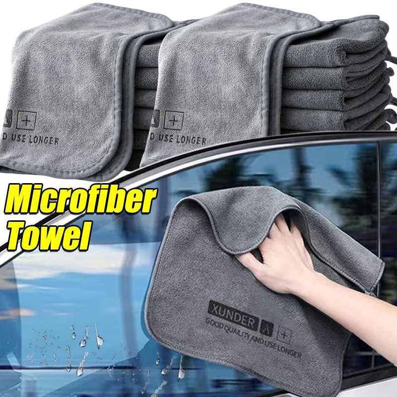 Thicken Microfiber Cleaning Cloths Lint Free Microfiber Cleaning Towels Cloths Reusable High End Car Absorbent For Car Window