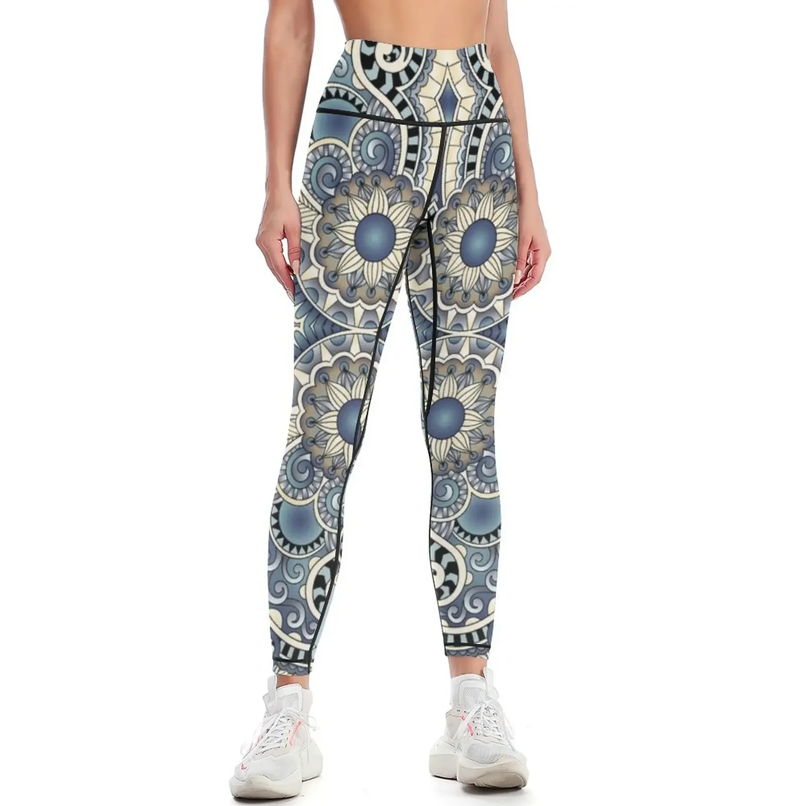 

Moroccan Tile Mosaic Leggings Women's tights push up tights for Fitness clothing Pants sport Womens Leggings