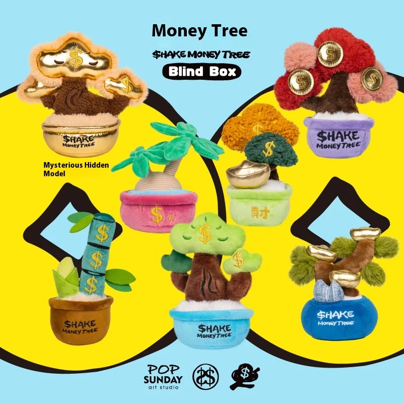 

Hot Pop Sunday Popular Sunday Money Tree Plush Blind Box Fortune Tree Doll Ornament Birthday Creative Gifts Bedroom Decoration