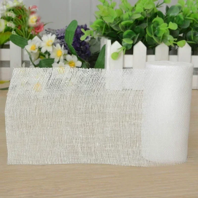 5 Rolls PBT Elastic Bandages Breath Mesh First Aid Bandage Outdoor Emergency Bandage Fracture Support Medical First‑Aid Tools