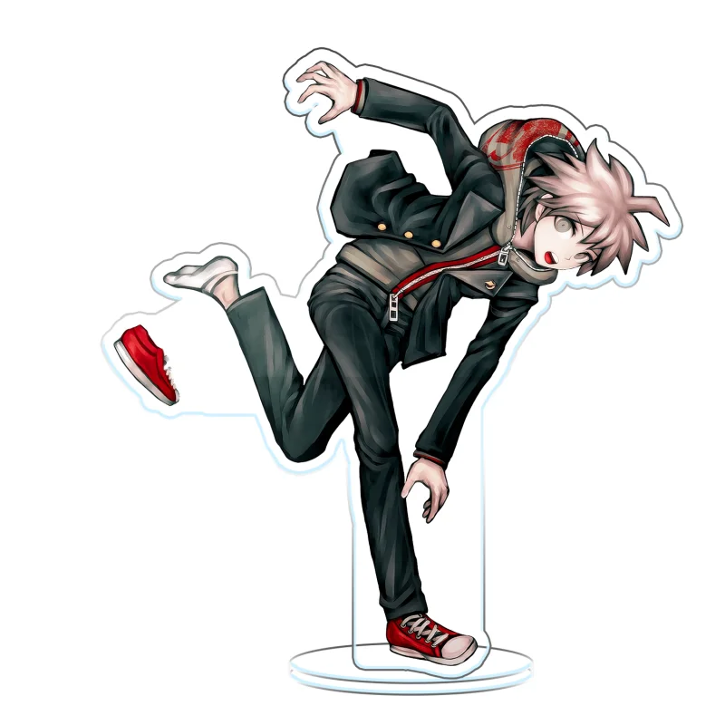 HOT Game Danganronpa 15CM Acrylic Stand Cosplay Makoto Kyoko Kokichi Doll Anime Figure Ornament Model Cosplay Toy For Gifts