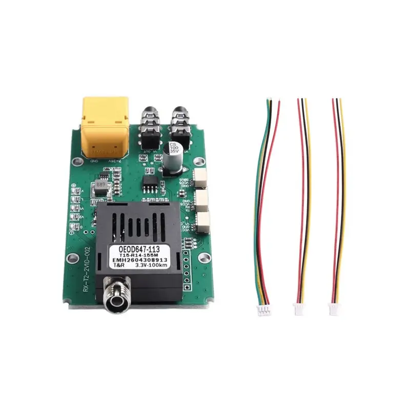 LXYB18B Drone-Specific 100KM TTL Optical Transceiver Module Fiber Port FC Optical Terminal Equipment