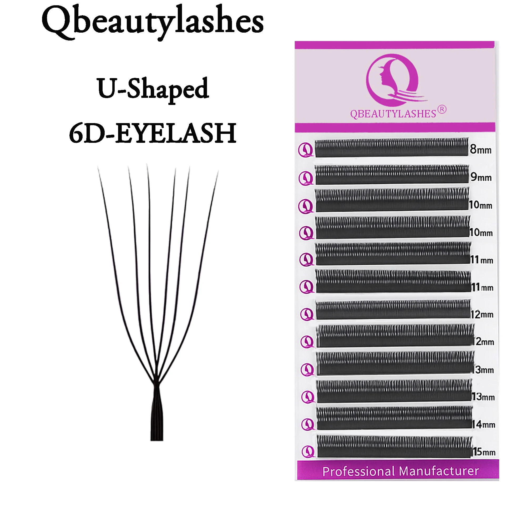 

6DU YY Lash Pre-made Comfortable Fans False Eyelashes High Quality Lashes for Professional Eyelash Salons Makeup
