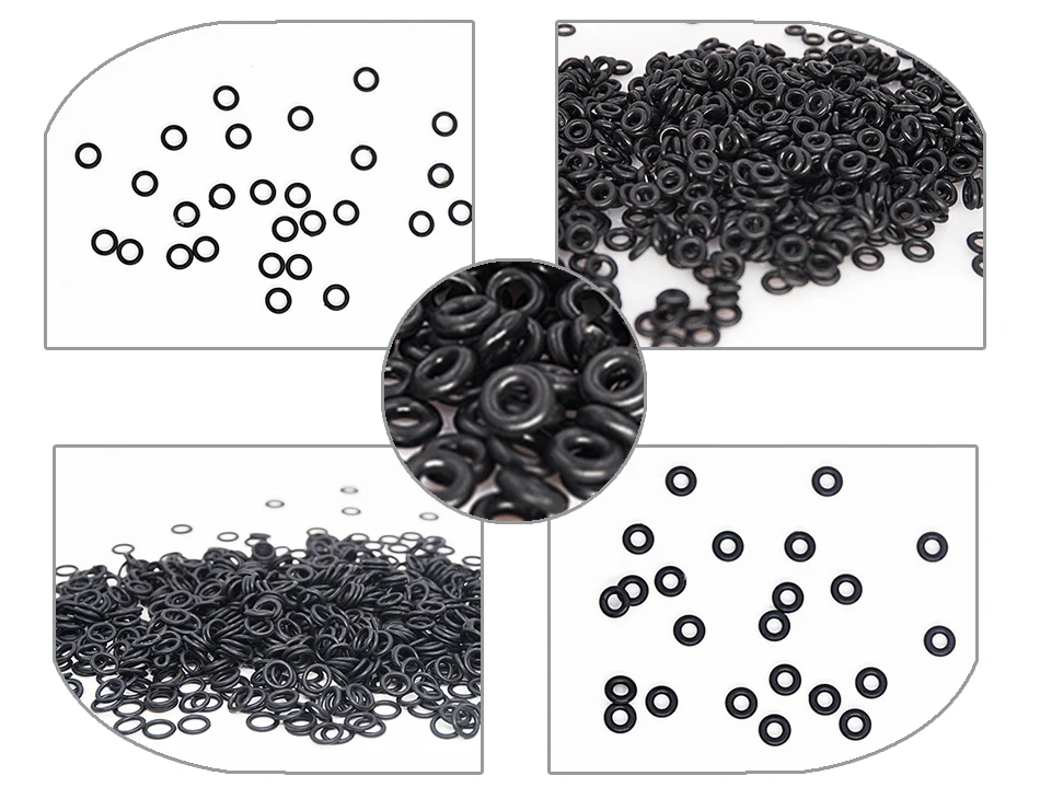 50PCS/lot Nitrile Rubber O-Ring Black NBR Sealing CS1mm OD4/4.5/5/5.5/6/6.5/7/7.5/8/8.5/9/9.5/10mm O-Ring Seal Gasket Ring