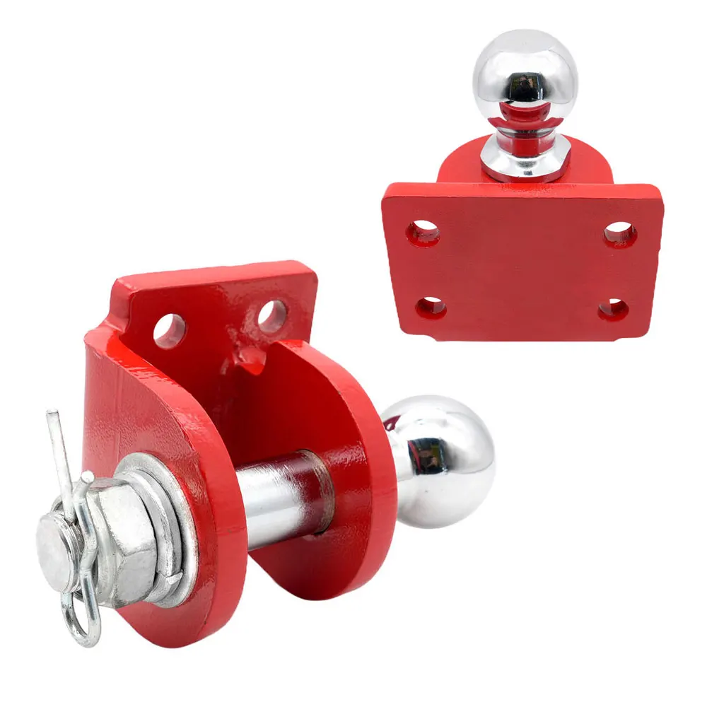 Caravan Trailer Accessories Steel 50mm Tow Hitch Ball Mount Universal Heavy Truck Towing Hook Off Road Recovery Parts